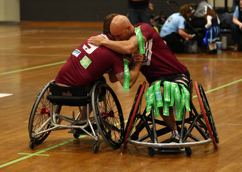 Tannock in last year's State Challenge with Pete Arbuckle.