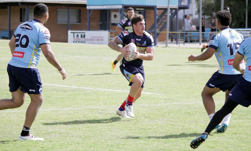 Joe McGuire during pre season training at Norths. PICTURE: Norths Devils Media