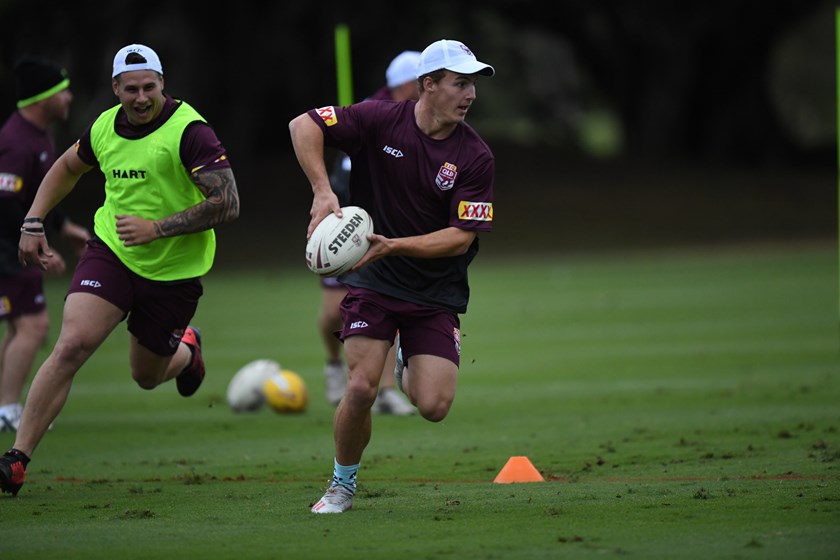 Jack Miers during XXXX Queensland Rangers training. Photo: QRL Media