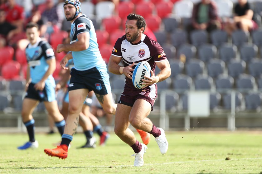 Zac Santo in action for the XXXX Queensland Residents. Photo: QRL Media / Jason O'Brien