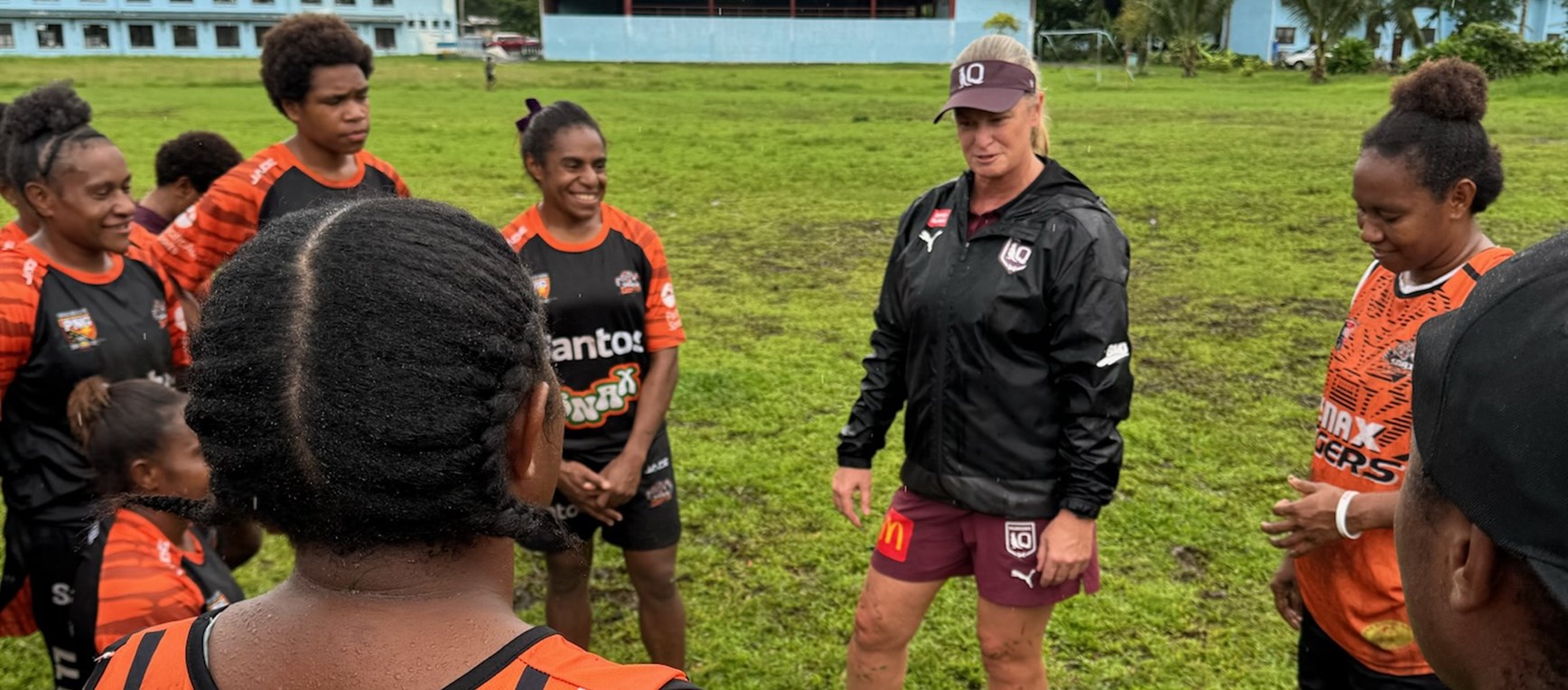 In pictures: Maroons coach Norris supporting growth in PNG