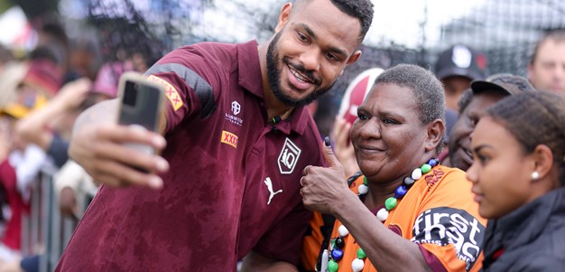 In pictures: Plenty of smiles at Maroons fan day