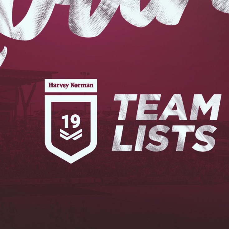 Round 4 Harvey Norman Under 19s team lists