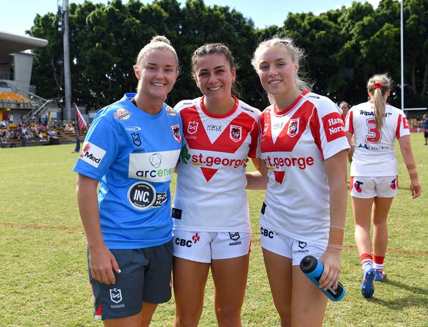 Meg Ward served as an assistant coach with the Dragons for the 2021 NRLW season. Photo: NRL Images