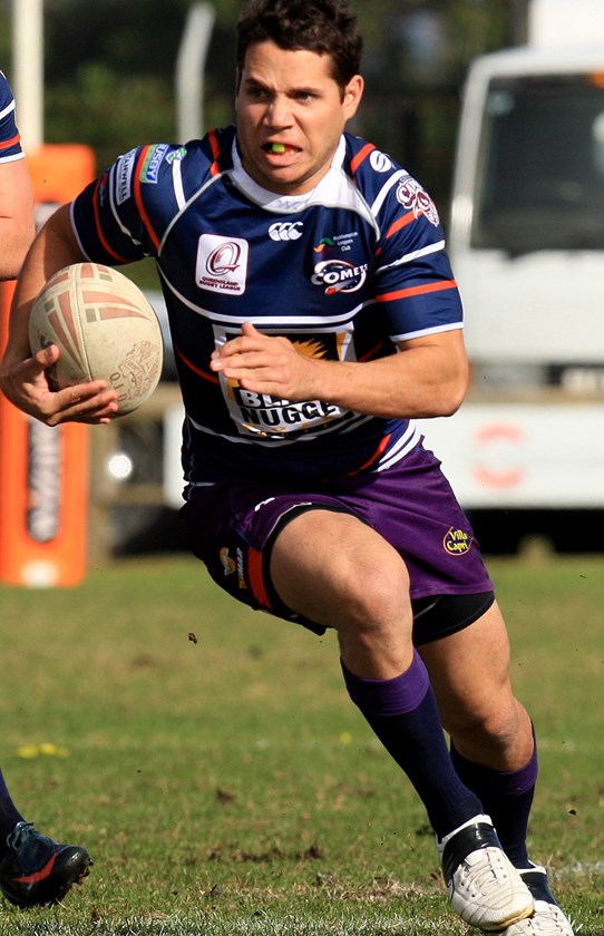 CQ Comets gun Nat Bowman in action.