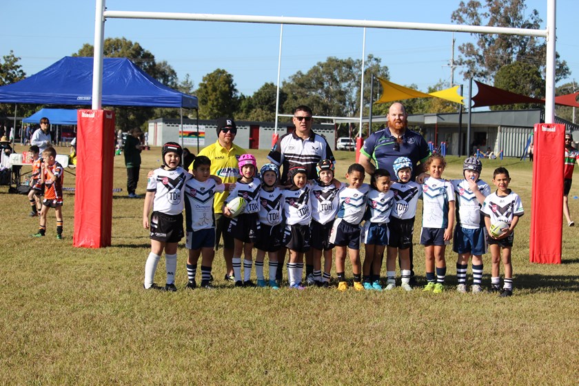 Souths Sunnybank and Brothers St Brendan at an Under 7s gala day together.