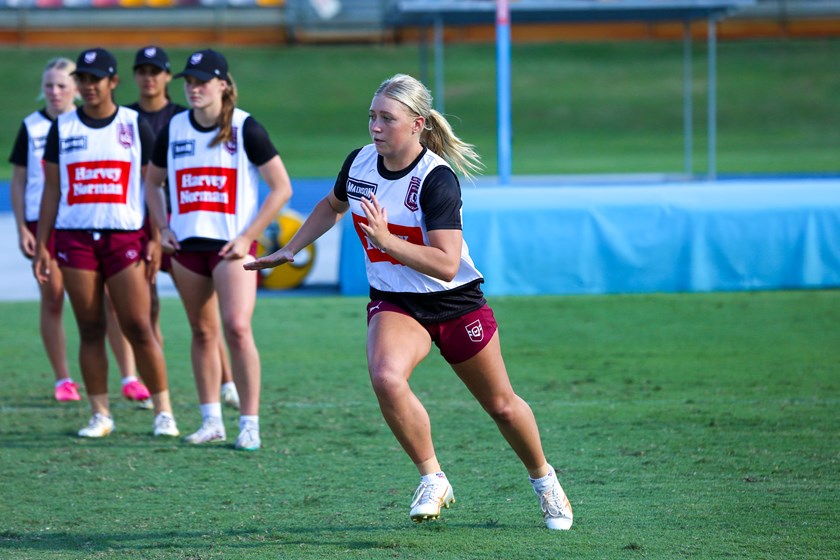 Pypah training with Country. Photo: Jorja Brinums/QRL