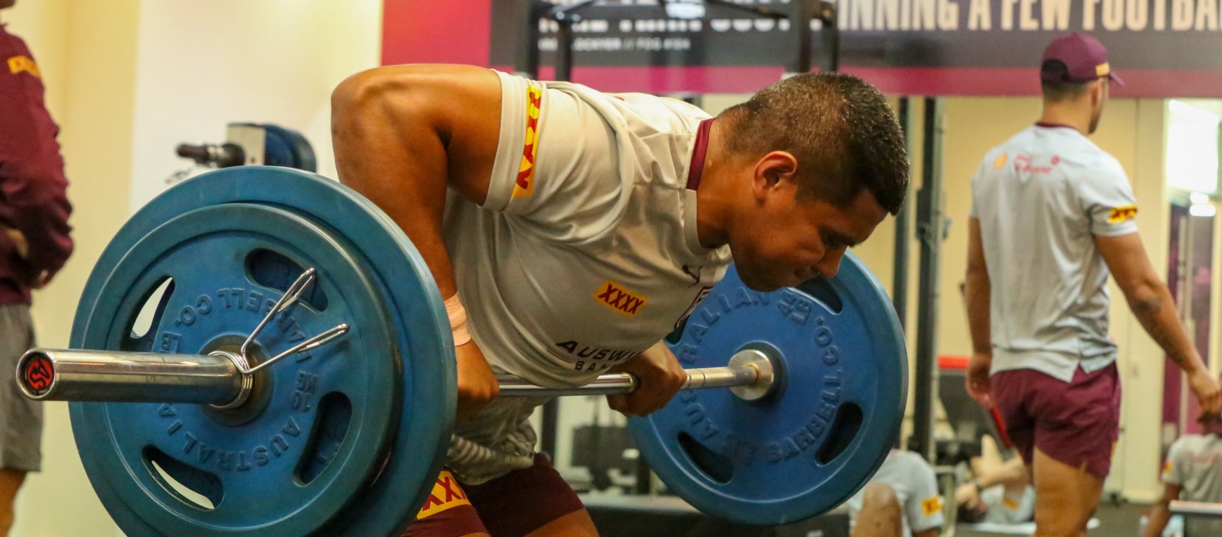 In pictures: Maroons hit the gym in the bubble
