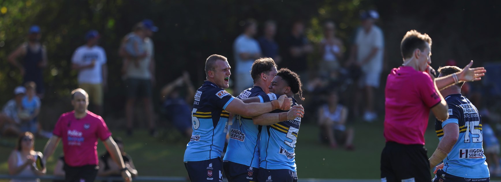 Devils celebrate. Photo: Mitch Townsend/QRL