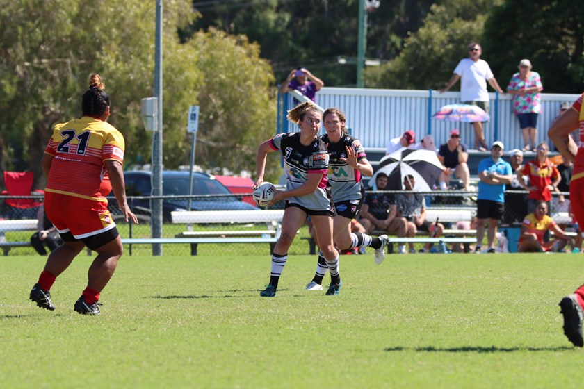 Georgia Hale in action for Tweed Seagulls. Photo: Dylan Parker Photography