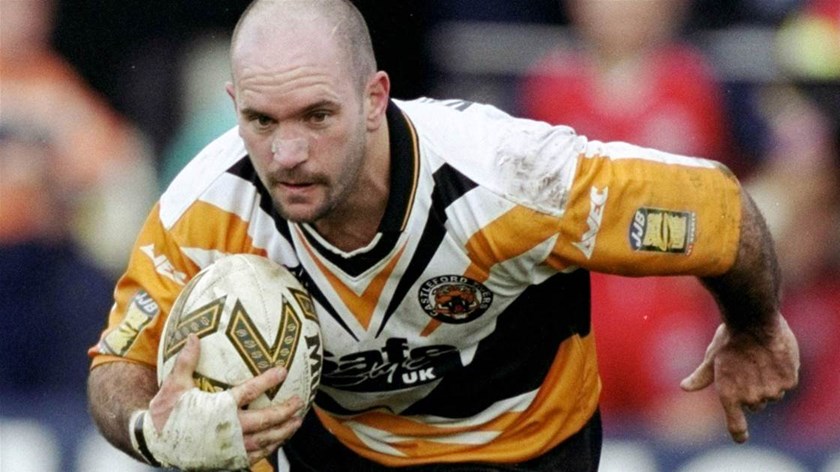 Adrian Vowles in action for Castleford Tigers. 
