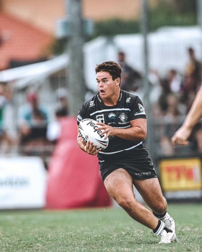 Harrison in action. Photo: Bailey Sands/Tweed Seagulls