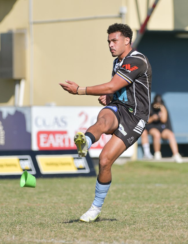 Isaiah Tass impressed with the boot for Souths Logan Magpies. Photo: KPM Sports Images