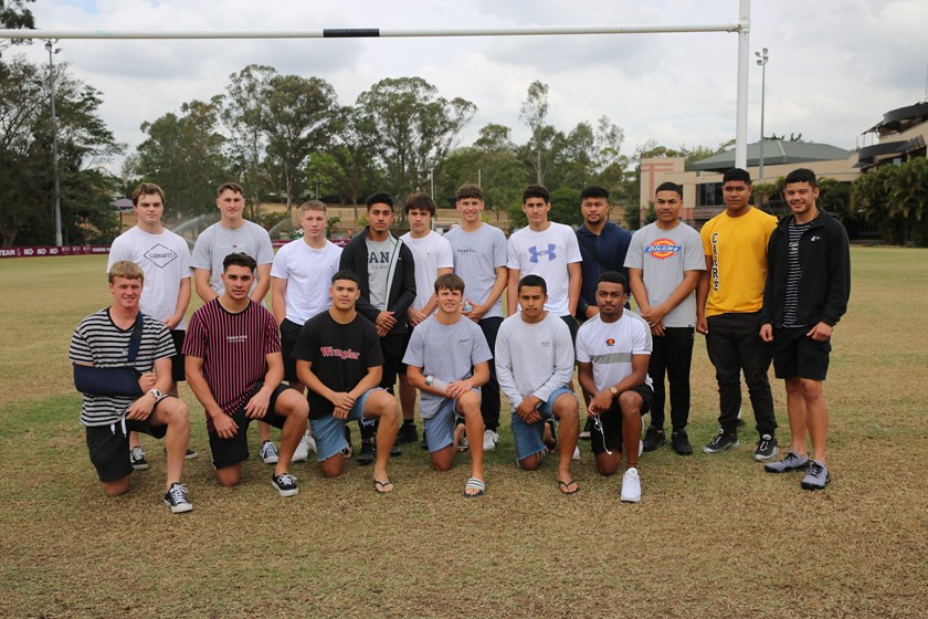 The Queensland Under 16 City squad. Photo: QRL Media