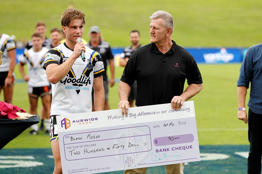 Blake Mozer claimed player of the match honours. Photo: Josh Woning / QRL