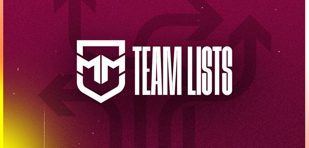 Mal Meninga Cup elimination finals team lists