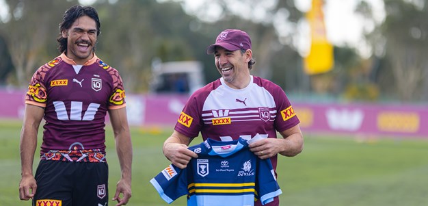 In pictures: Devils help Maroons prepare for Game I