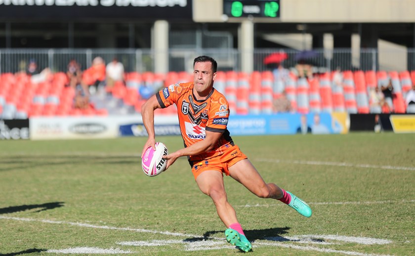 Corey Thompson in action in Round 19. Photo: Rikki-Lee Arnold/QRL