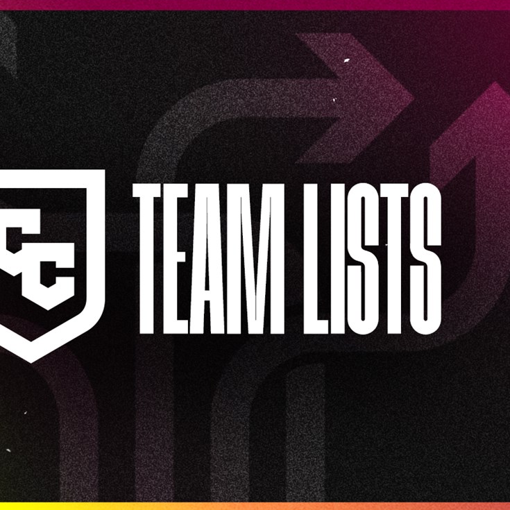Round 6 Cyril Connell Cup team lists