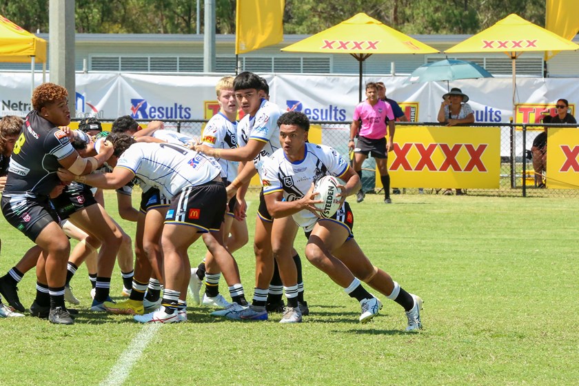 Cyril Connell Challenge action from Round 5. Photo: Jorja Brinums/QRL