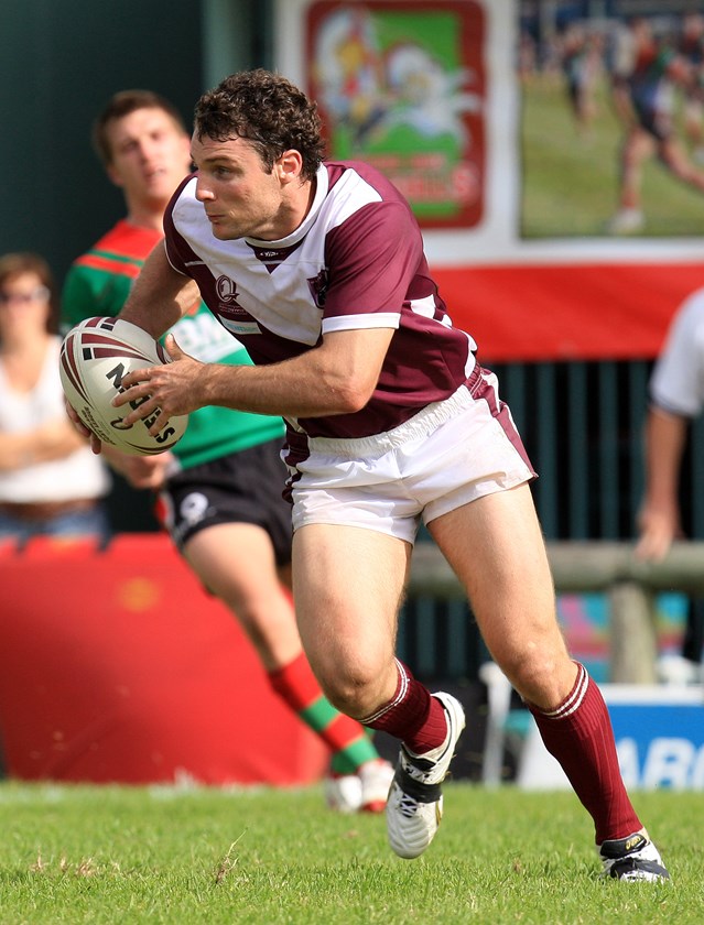 Nick Parfitt playing for Burleigh Bears in 2010. Photo: QRL archives