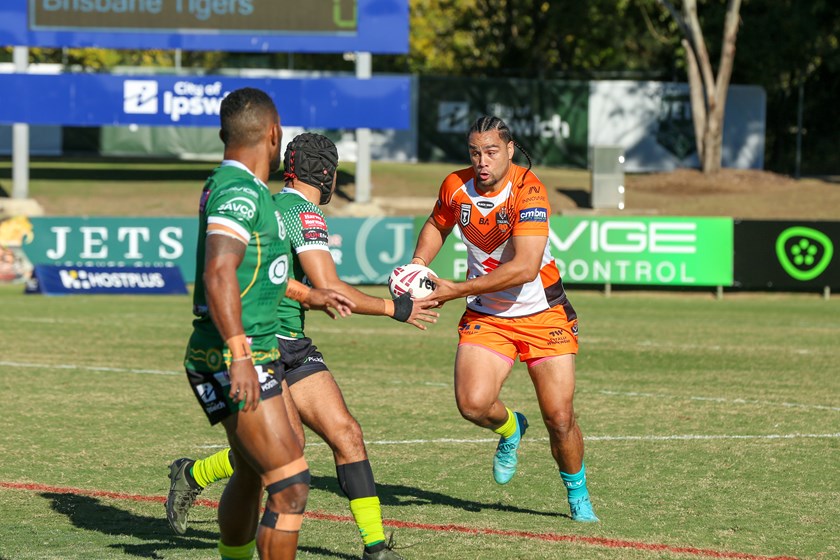 Leivaha Pulu in Round 15. Photo: Jorja Brinums/QRL