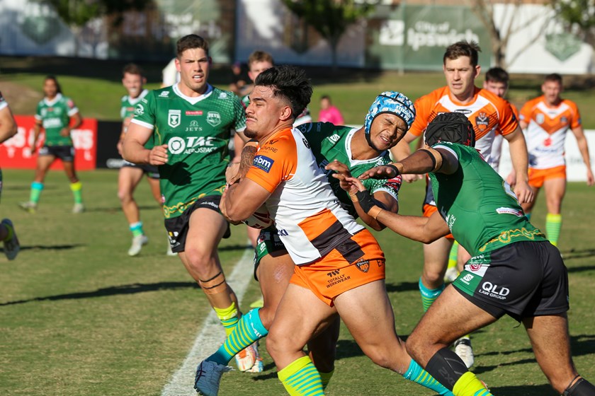 Solomona Faataape in Round 15. Photo: Jorja Brinums/QRL