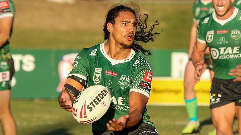 Gerome Burns in Round 15. Photo: Jorja Brinums/QRL