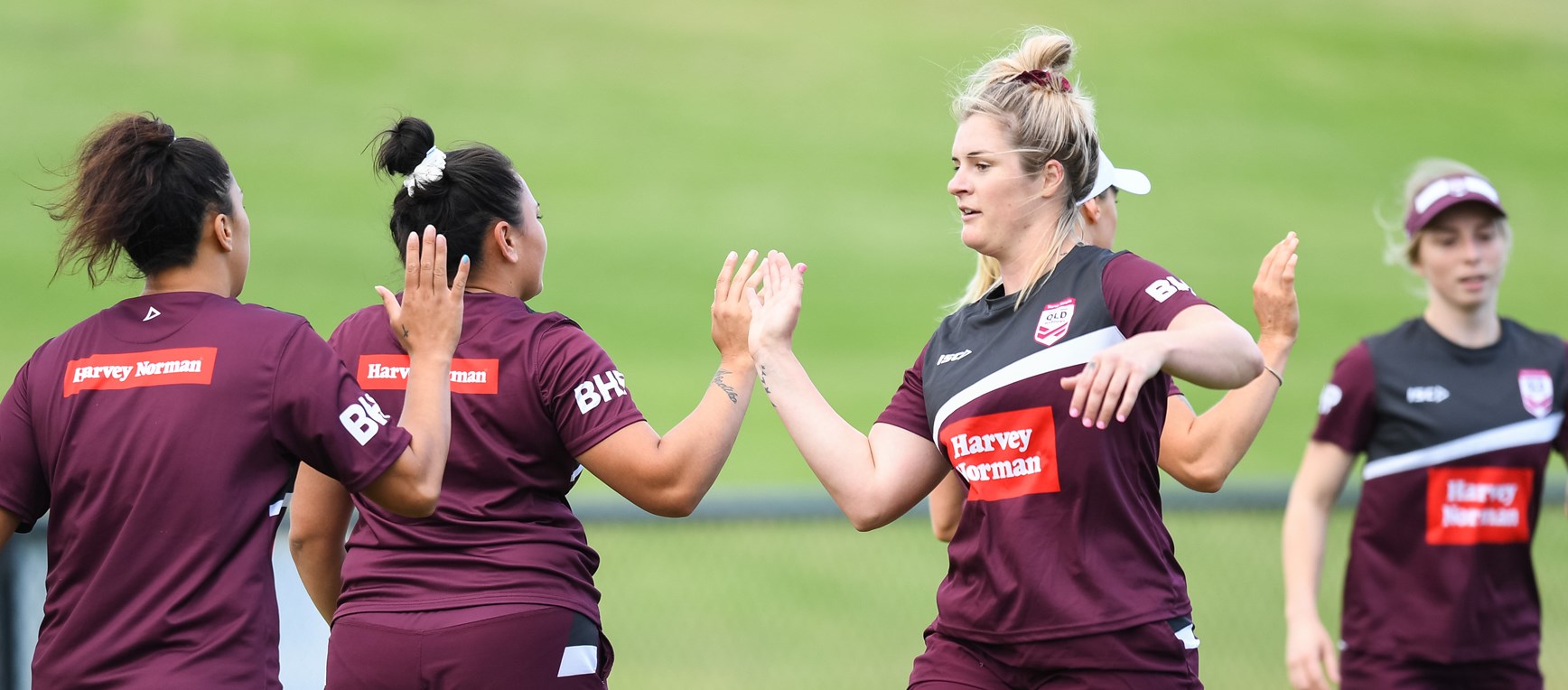In pictures: afternoon training for Harvey Norman Queensland Maroons
