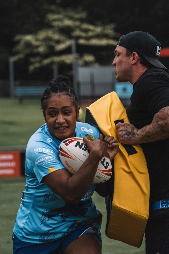 Kuk at Norths training. Photo: Christian Simms/Norths Devils