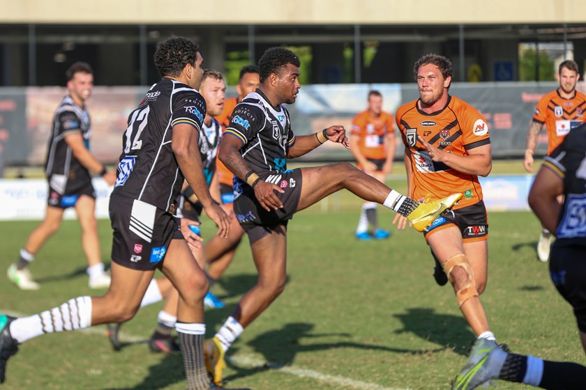 Ezra Mam in action for Souths Logan Magpies. Photo: QRL