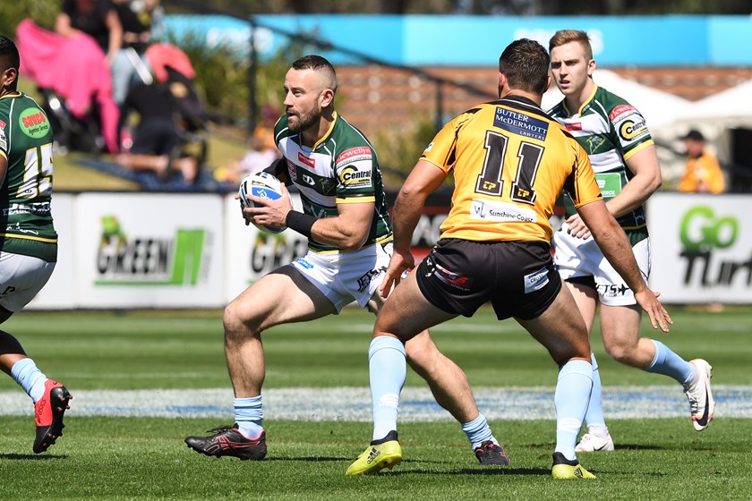 Ben Shea in his last game for Ipswich Jets last season. Photo: QRL