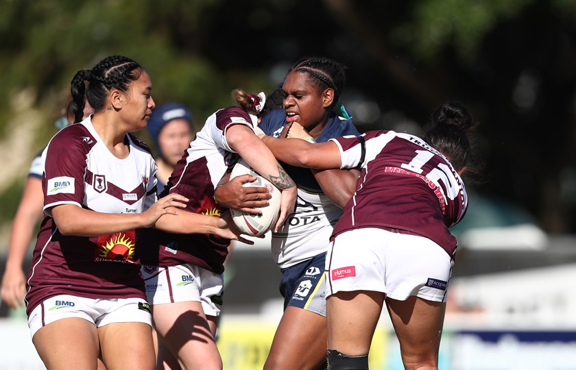 The North Queensland Gold Stars overpowered Burleigh Bears. Photo: Jason O'Brien / QRL