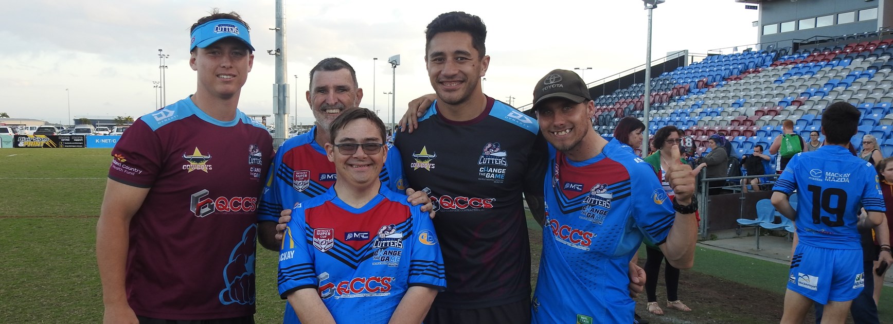 Cutters players send Mackay All Abilities team off to NRL stage