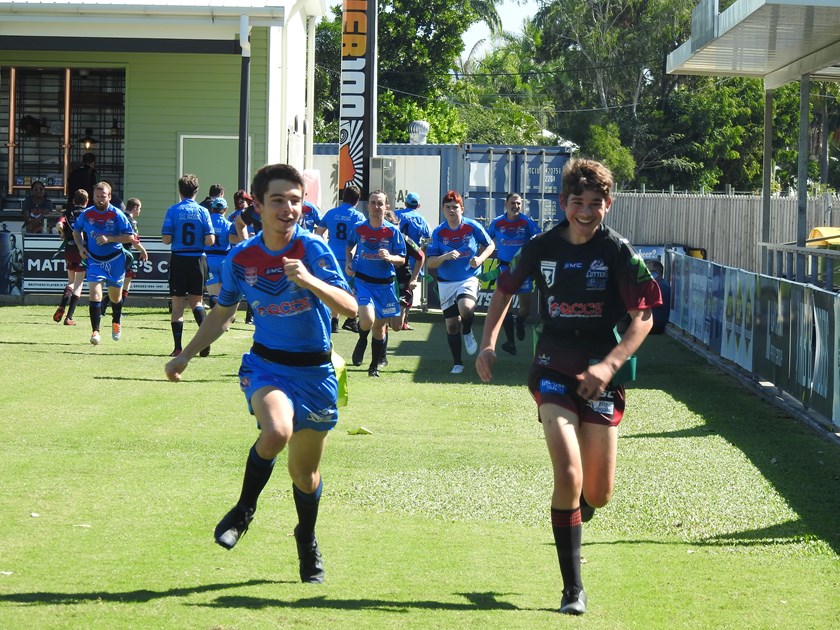 All Abilities players in action at training. 