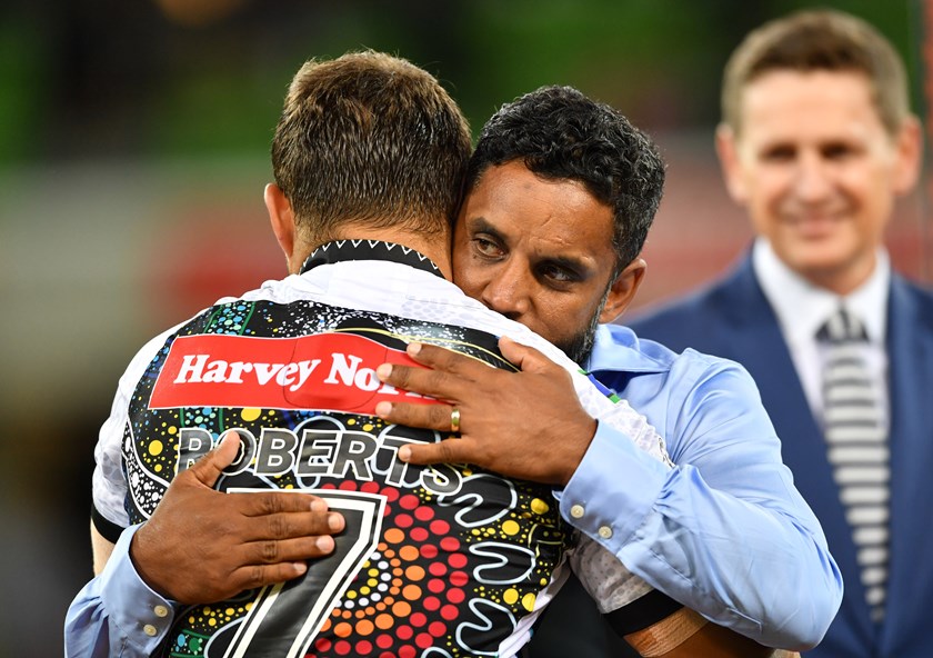 Campbell during the 2019 Indigenous All Stars. Photo: NRL Images