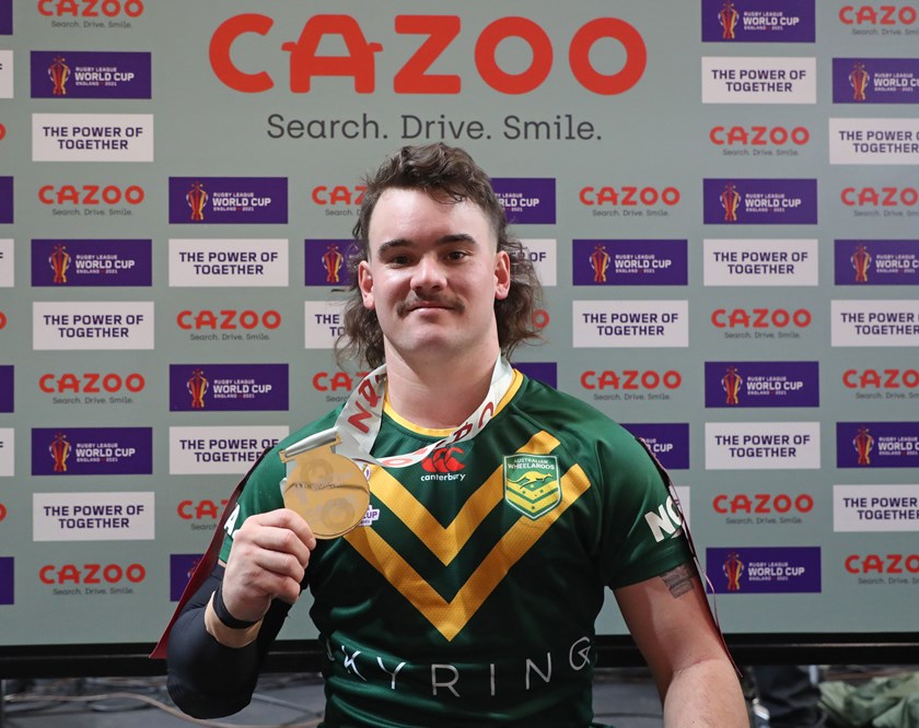 McKenna was named player of the match against Ireland. Photo: RLWC 2021/Getty Sport