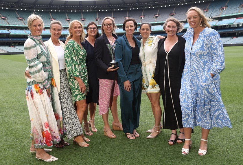 Naomi McCarthy, Yvette Higgins, Danielle Woodhouse, Simone Fountain, Liz Weeks, Bronwyn Smith, Deb Watson, Taryn Woods and Joanne Clark.