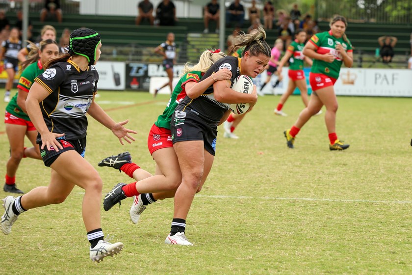 In action for Tweed's Harvey Norman Under 19s side. Photo: Jorja Brinums/QRL
