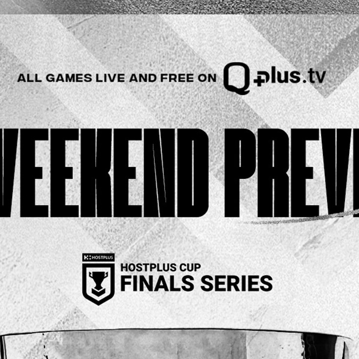 Finals Week 1: Weekend Preview - Hostplus Cup