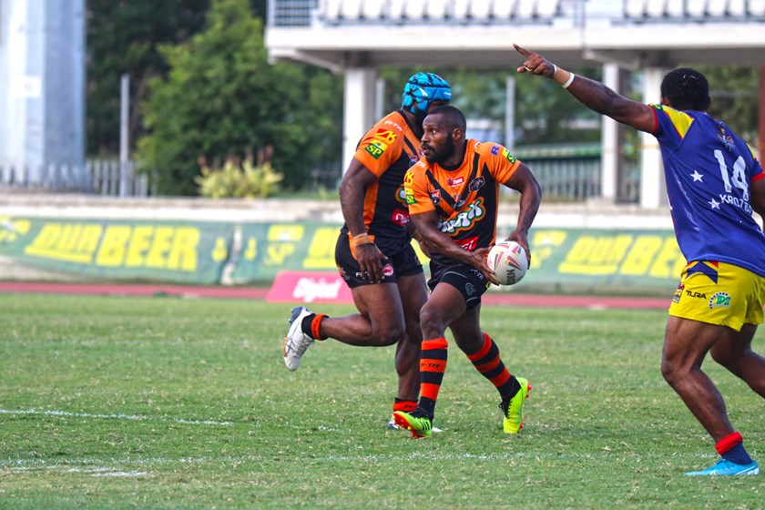 Charlie Simon in action. Photo: PNG Hunters Facebook