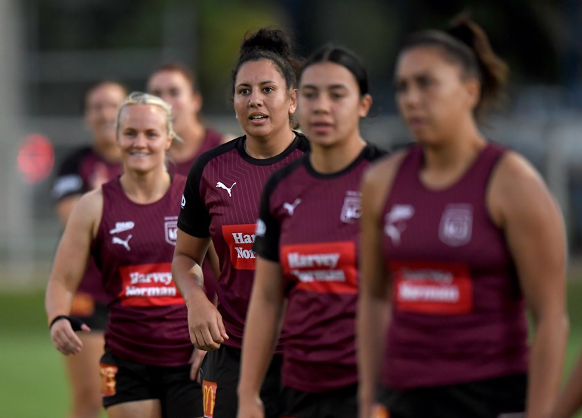 Tallisha Harden back in the Queensland Maroons fold. Photo: Scott Davis/QRL
