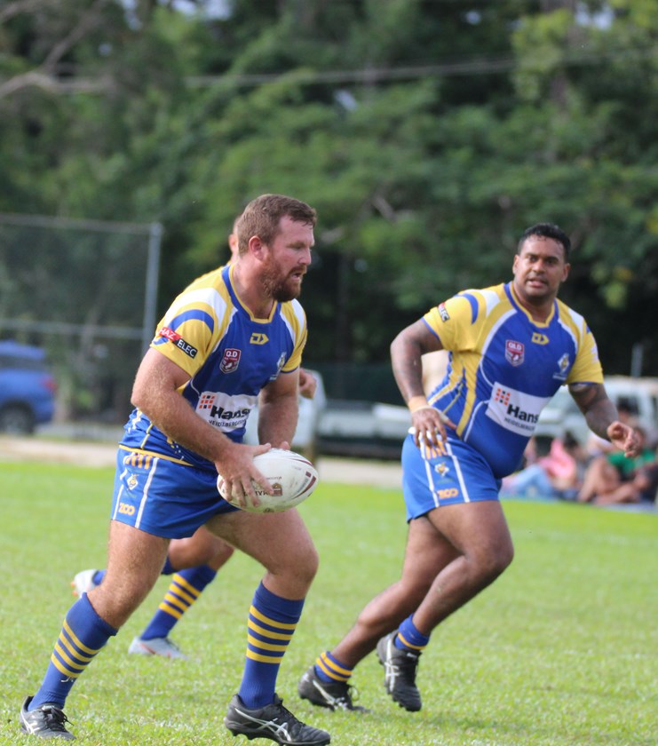 Kangaroos player Kieran Hayes put in a solid 80 minutes of footy against Southern Suburbs.