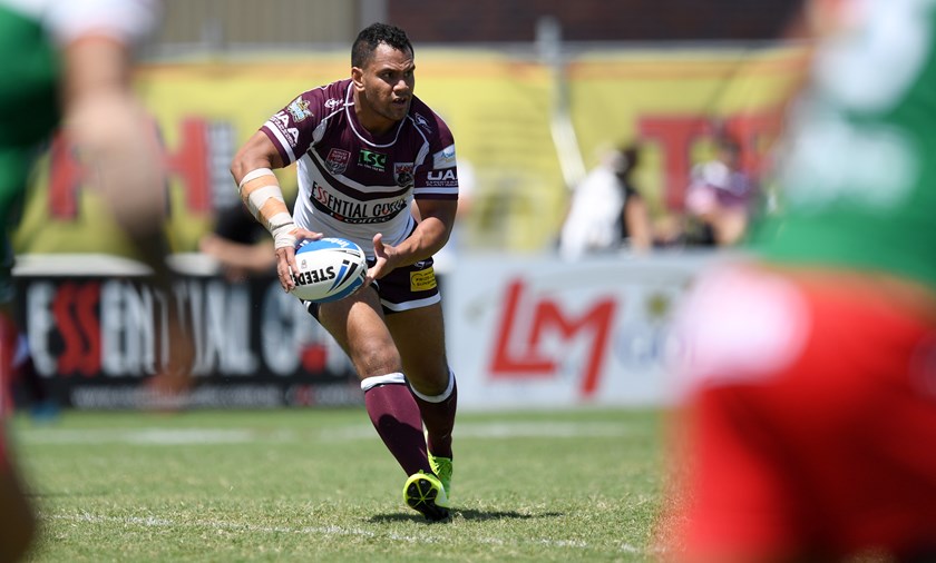 Pat Politoni in action during Round 1 of 2020. Photo: QRL Images