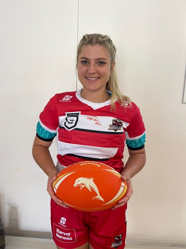 Taryn Knight for the Wide Bay Bulls.