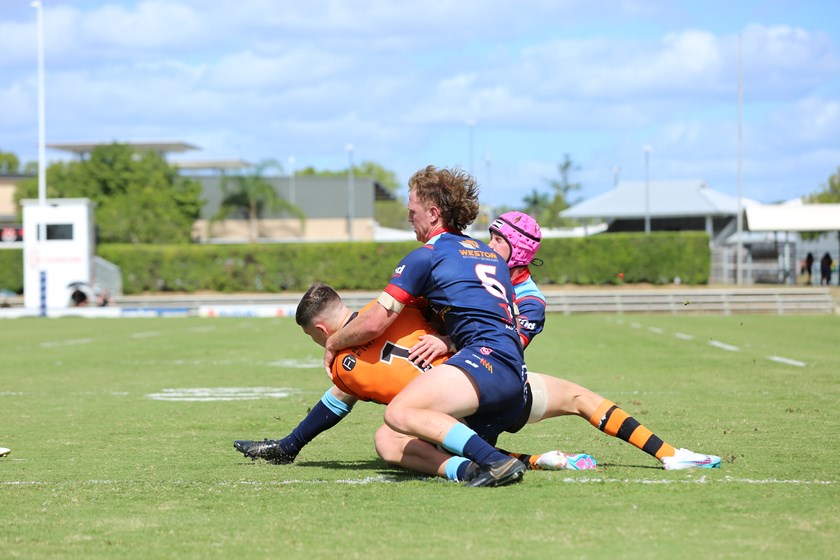 Brisbane Tigers and Western Clydesdales clash at Totally Workwear Stadium. Photo: Rikki-Lee Arnold/QRL