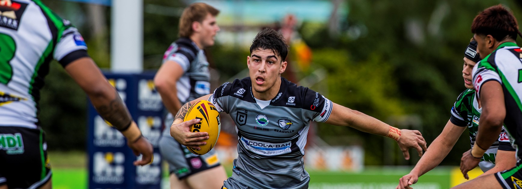 Tweed in action in Round 1. Photo: Alix Sweeney/QRL