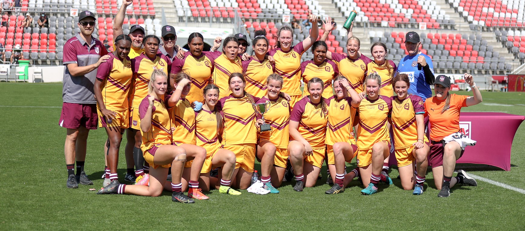 In pictures: Girls unleash during fierce City v Country clash