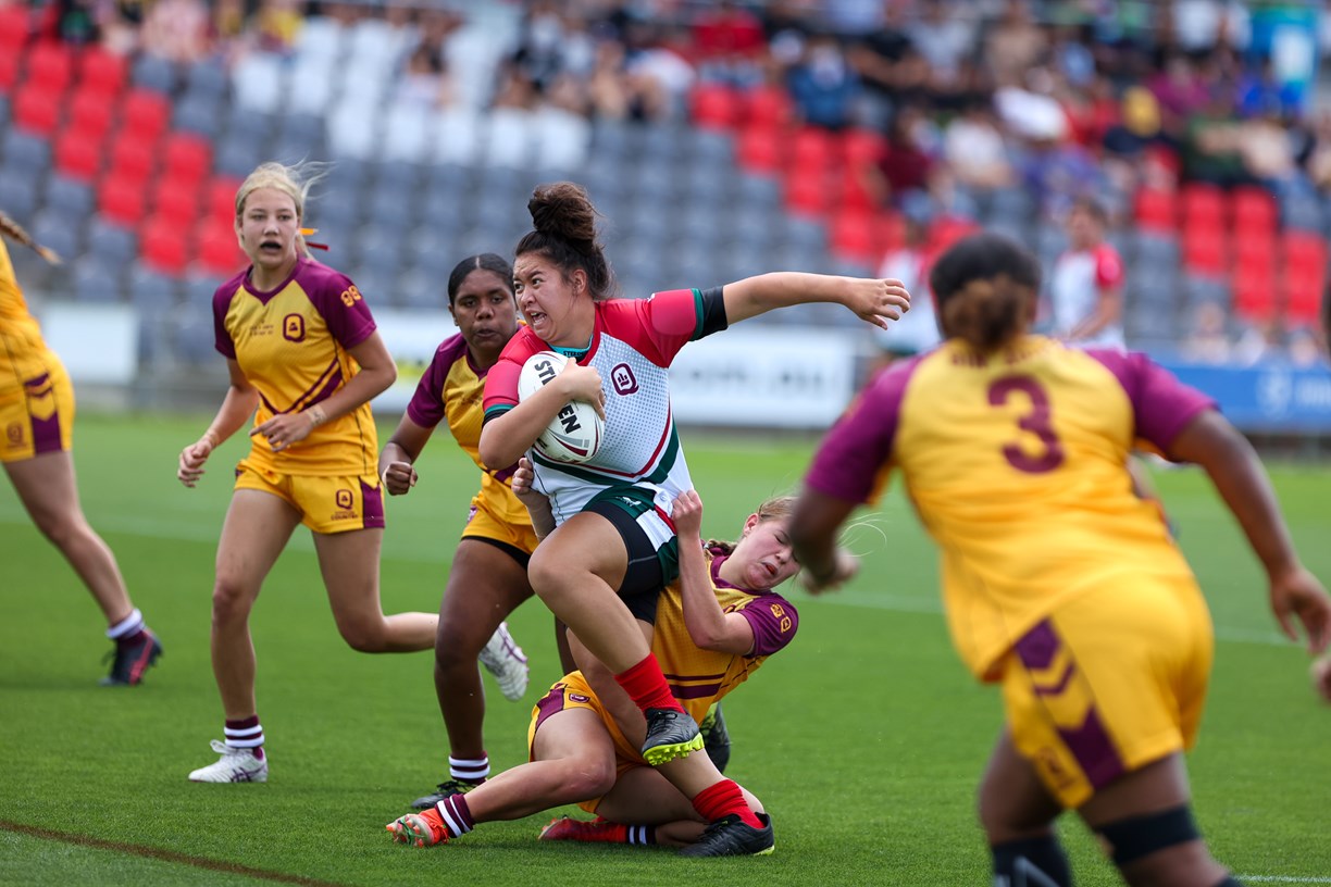 QRL's City v Country U17 Girls - Girls unleash during fierce City v Country Under 17's clash (Photo's : QRL)