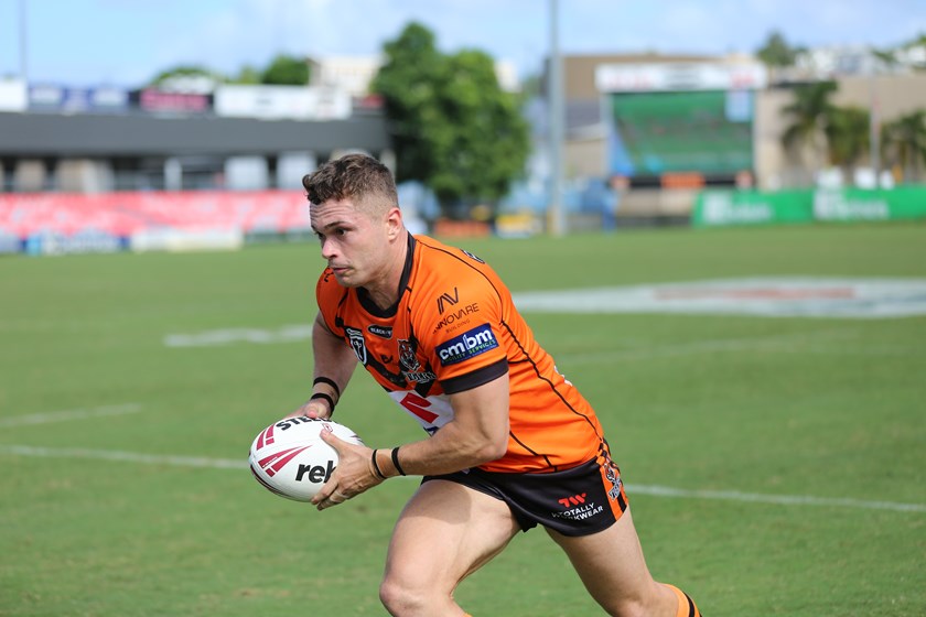 Max Lehmann in action for the Tigers. Photo: Rikki-Lee Arnold/QRL
